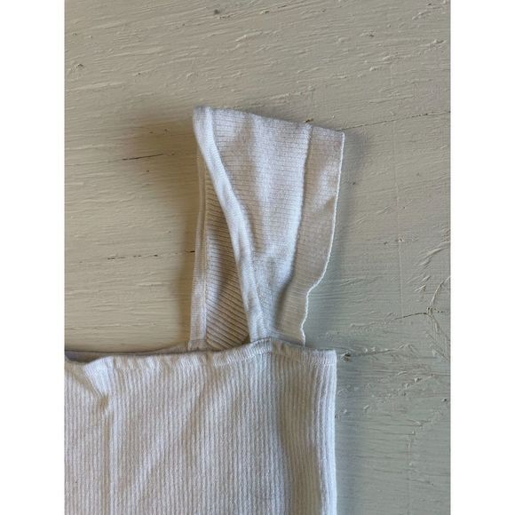 White Garage Cropped Tank Top Size Medium - Picture 5 of 6